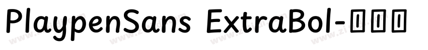PlaypenSans ExtraBol字体转换 PlaypenSans ExtraBol字体转换